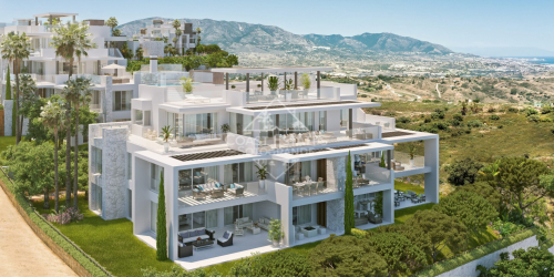 Einzigartiges Boutique Neubau-Projekt mit atemberaubendem Meerblick in Marbella zu verkaufen