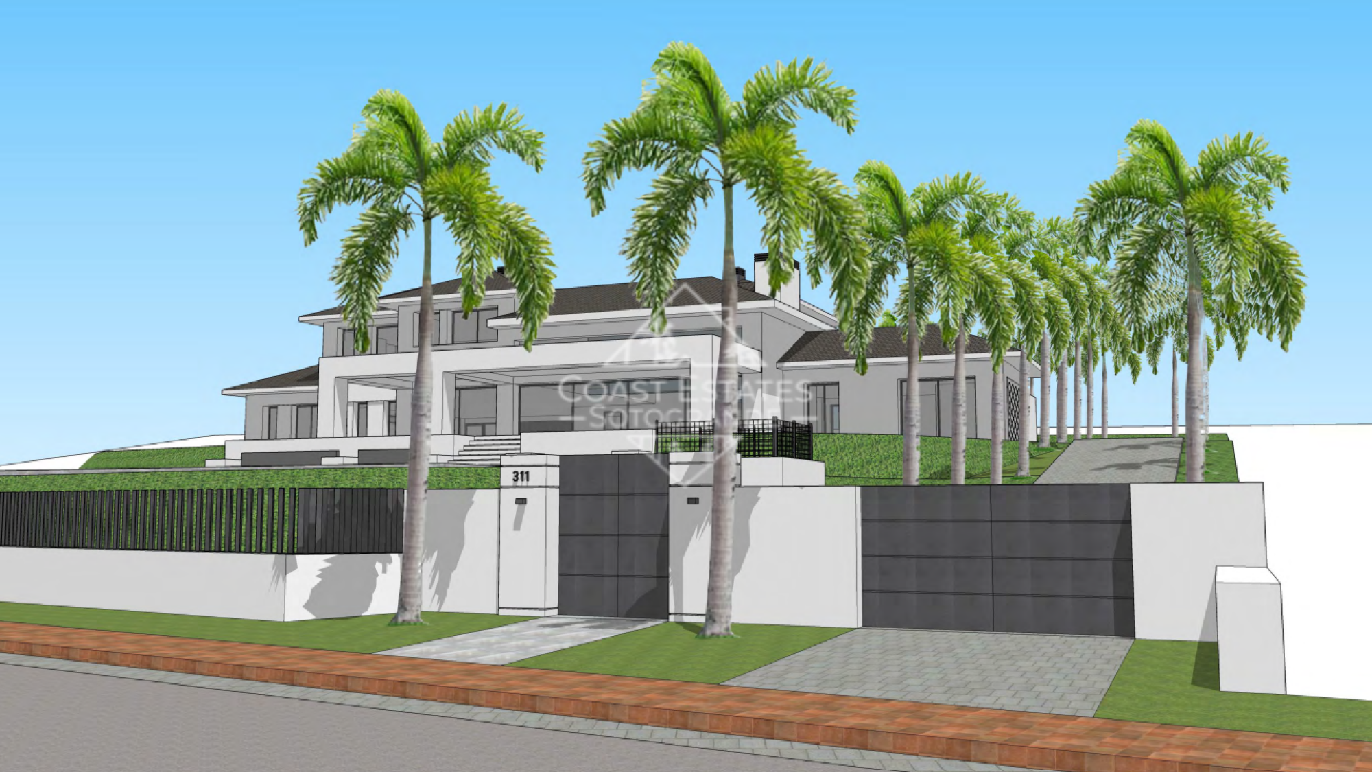 Large building plot with stunning views, project and planning permission in La Reserva de Sotogrande for sale