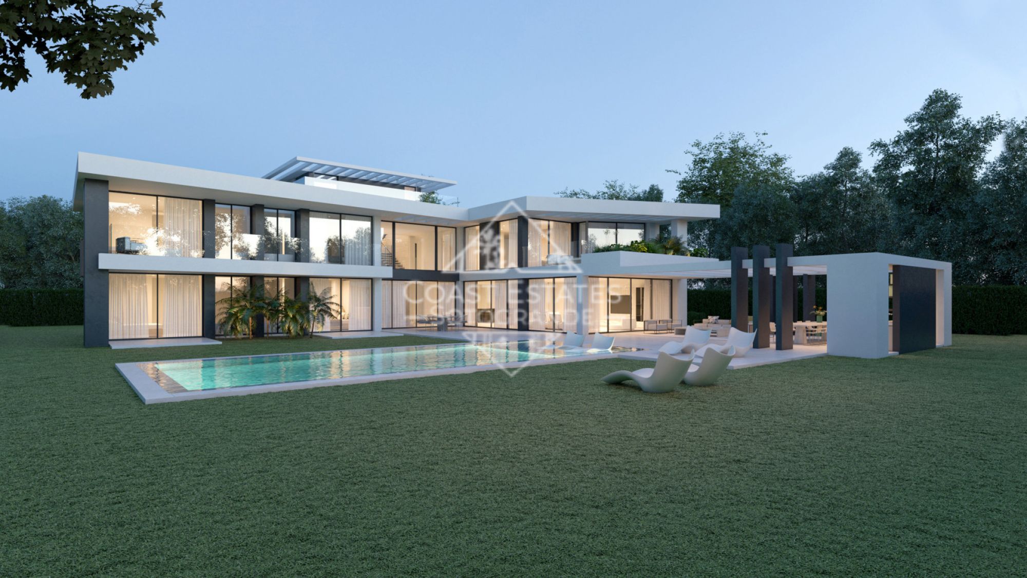 New build villa in Paseo del Parque Sotogrande Costa for sale