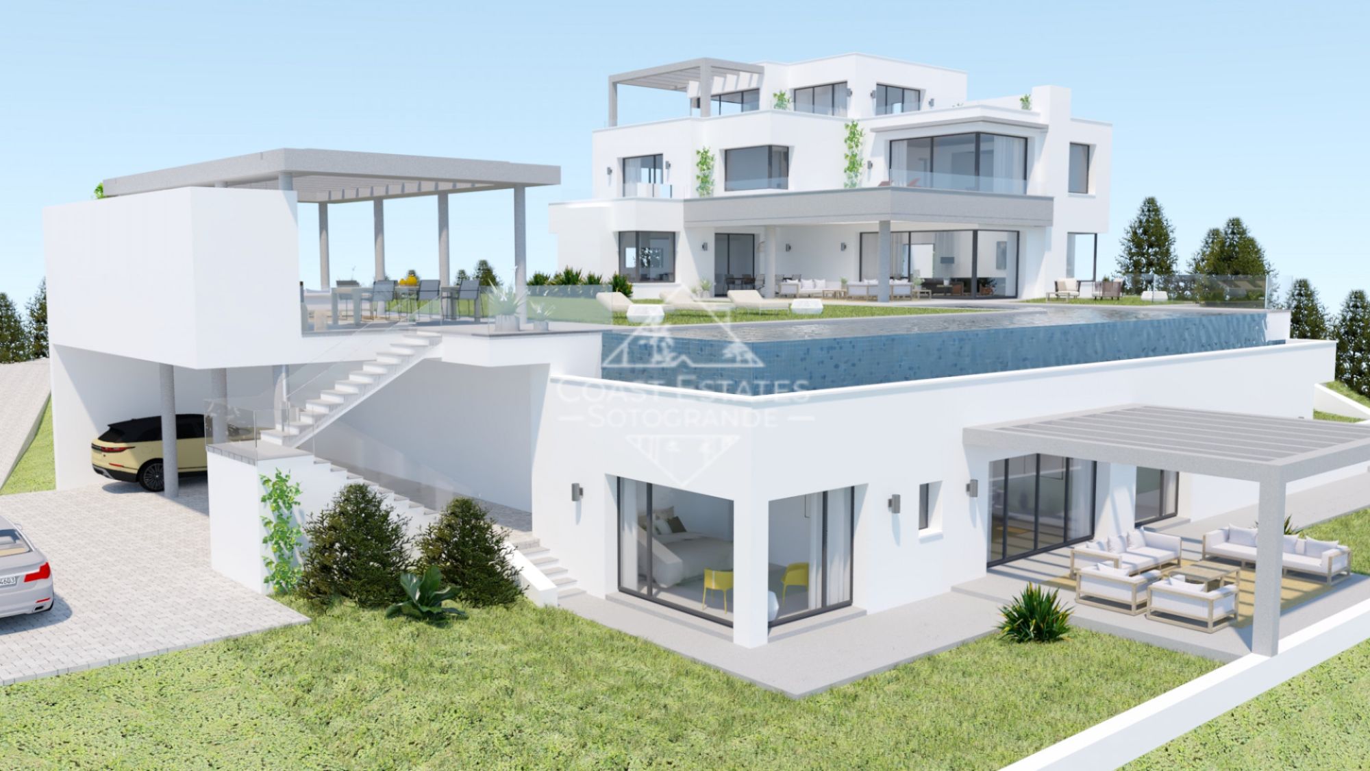 Moderne Villa in der G-Zone im Bau - Fertigstellung im Herbst 2024
