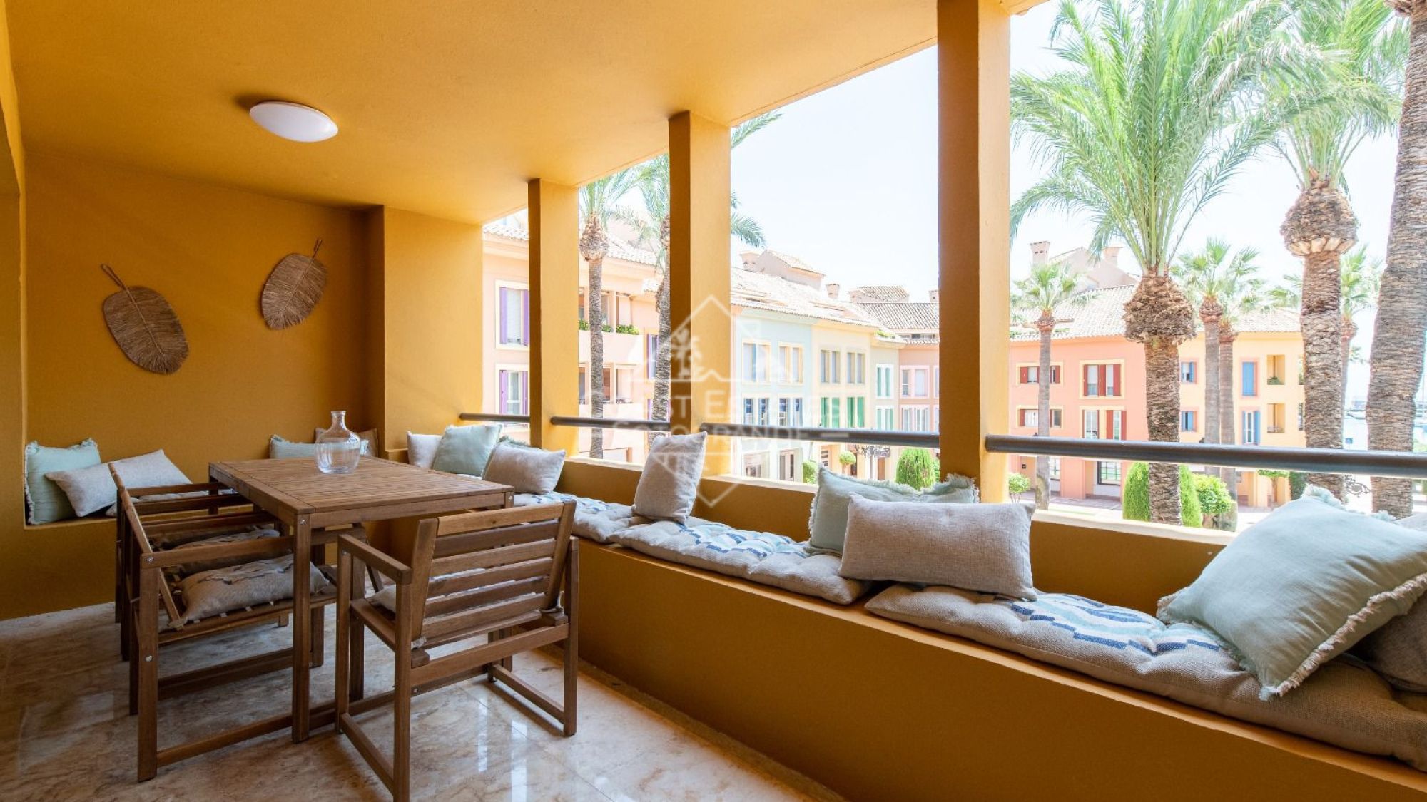 Modern Apartment with stunning sea and marina views in the Port of Sotogrande for short term rent