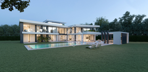 New build villa in Paseo del Parque Sotogrande Costa for sale