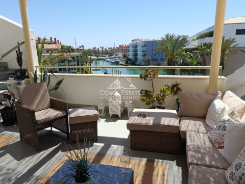 Stunning Penthouse with Marina views and private swimming pool available for summer rent in Sotogrande